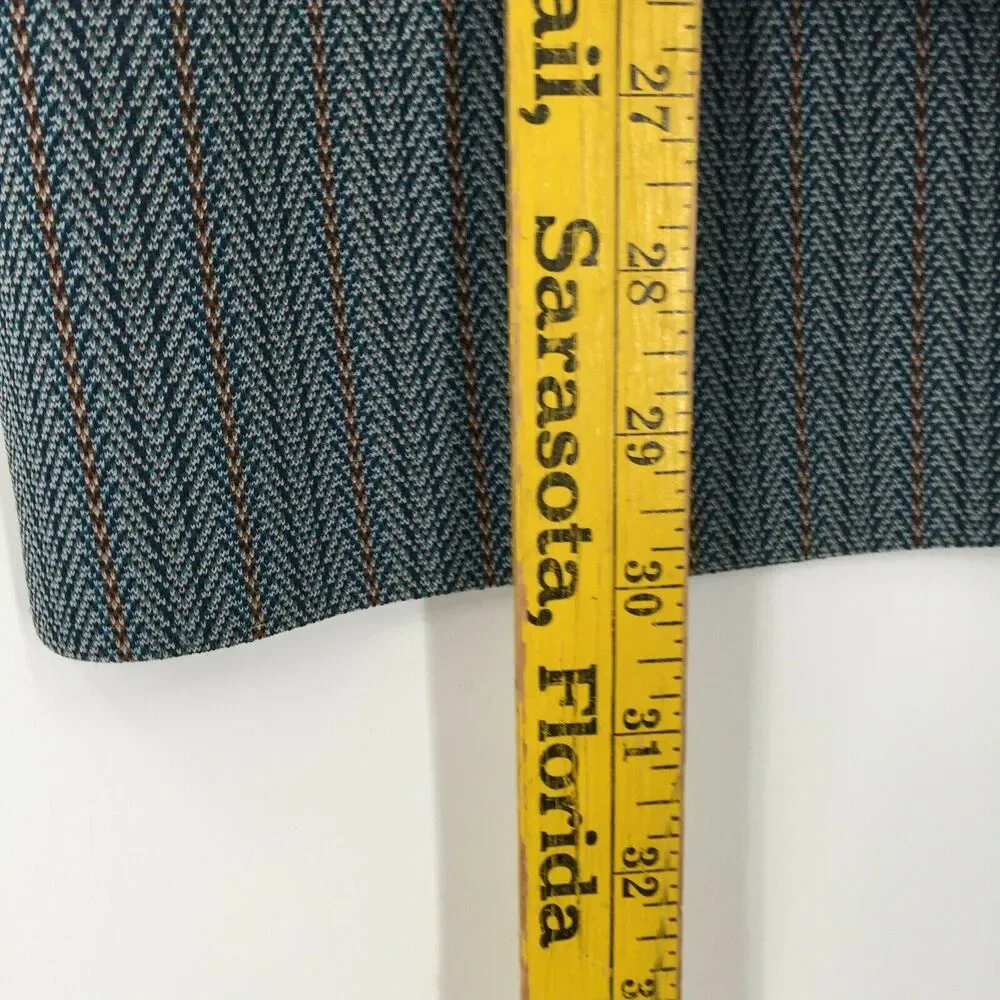 Hart Schaffner Marx Vintage Stripe 2 Piece Blazer Jacket Pants Suit ROCKABILLY